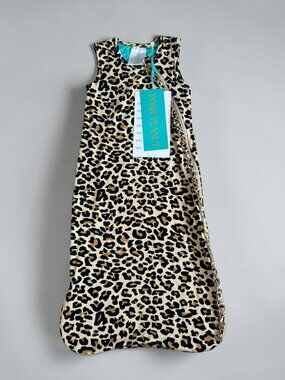 POSH PEANUT Lana Leopard Print Sleep Bag Sack Size 0-6 Months NEW NWT